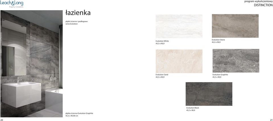 Evolution Sand 45,5 x 90,9 Evolution Graphite 45,5 x 90,9 płytka