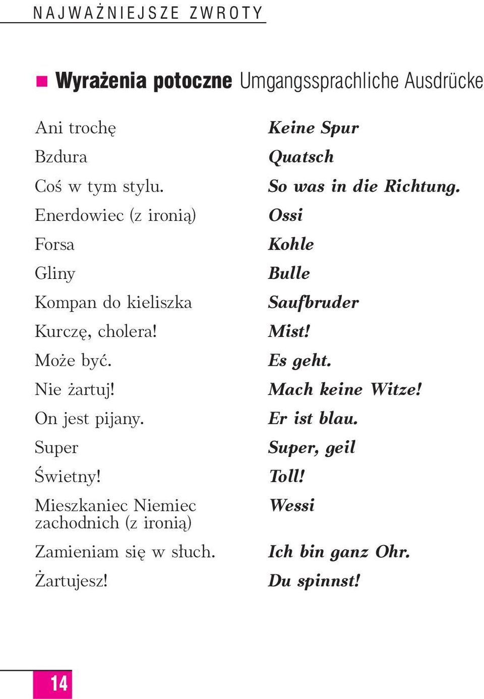 Super Âwietny! Mieszkaniec Niemiec zachodnich (z ironià) Zamieniam si w s uch. artujesz!