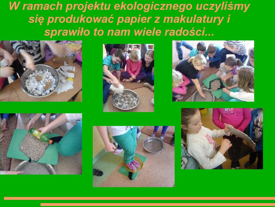 produkować papier z