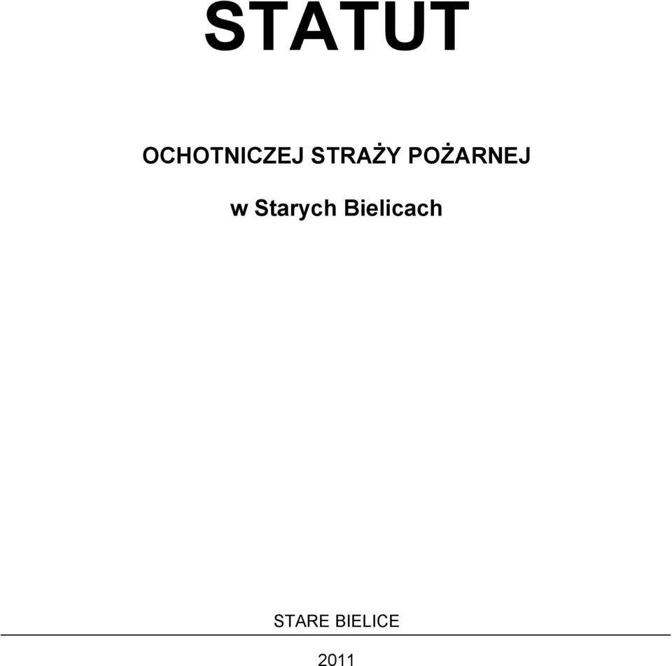 Starych Bielicach