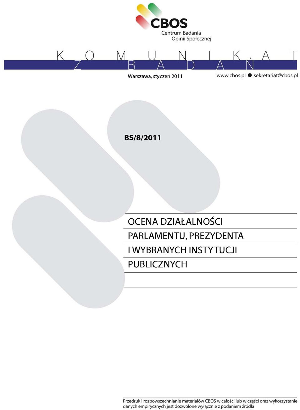 DZIAŁALNOŚCI PARLAMENTU,