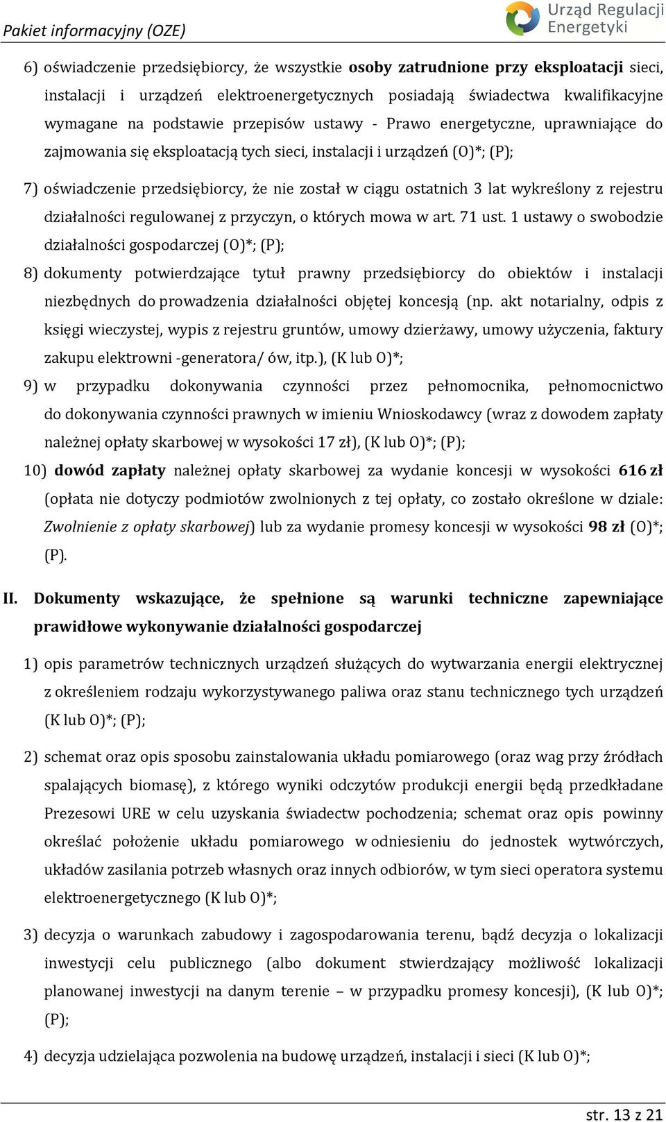 z rejestru działalności regulowanej z przyczyn, o których mowa w art. 71 ust.