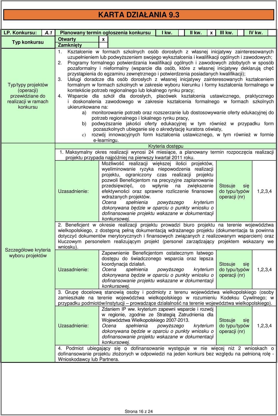 Programy formalnego potwierdzania kwalifikacji ogólnych i zawodowych zdobytych w sposób pozaformalny i nieformalny (wsparcie dla osób, które z własnej inicjatywy deklarują chęć przystąpienia do