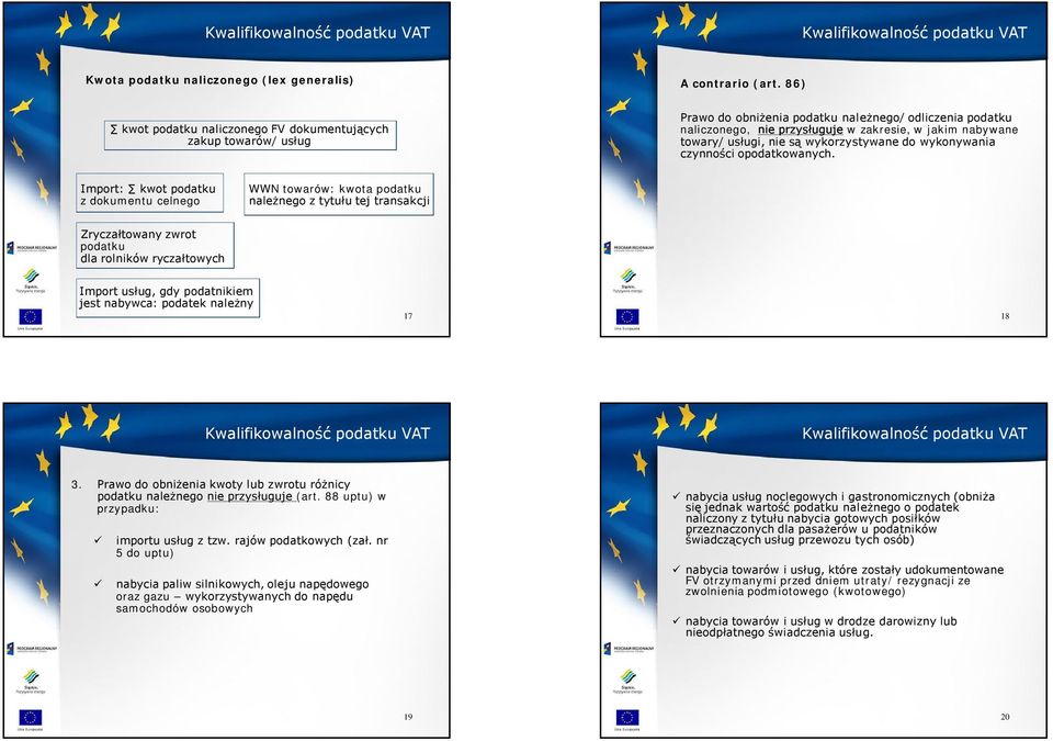 nie są wykorzystywane do wykonywania czynności opodatkowanych.