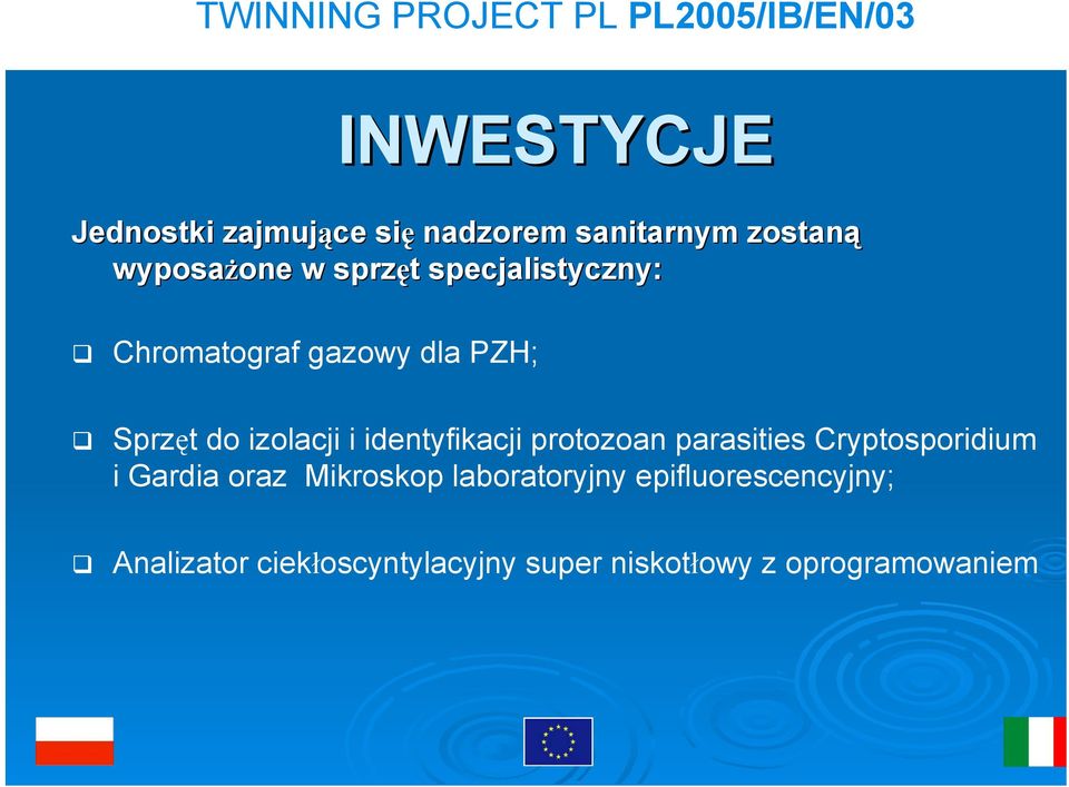 identyfikacji protozoan parasities Cryptosporidium i Gardia oraz Mikroskop