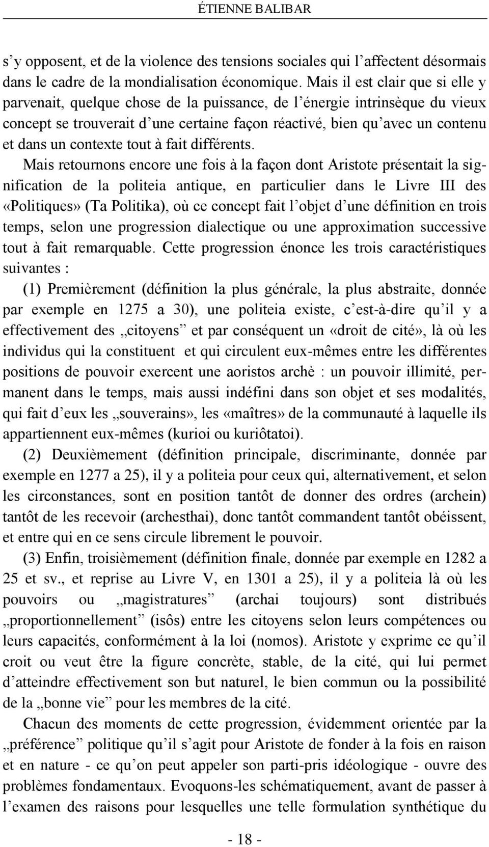 contexte tout à fait différents.