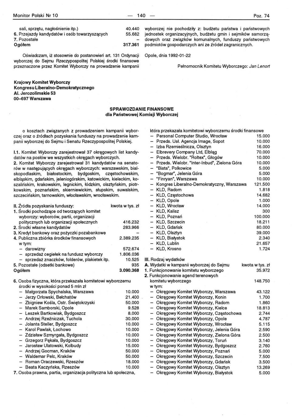 arii ze źródeł zagranicznych. Oświadczam, iż stosownie do postanowień art.