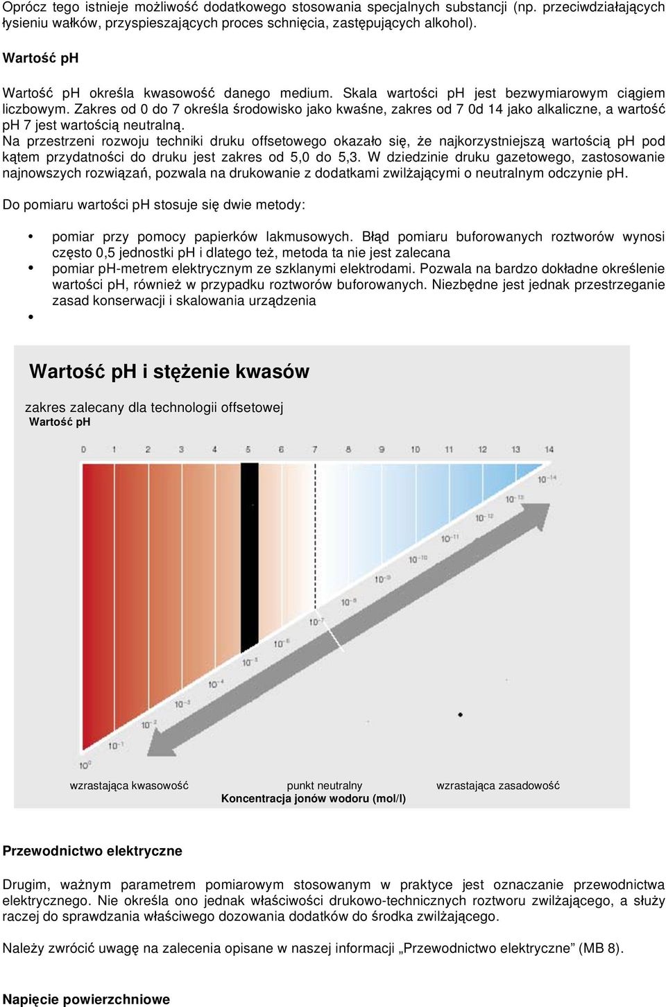 Zakres od 0 do 7 okre la rodowisko jako kwa ne, zakres od 7 0d 14 jako alkaliczne, a warto ph 7 jest warto ci neutraln.