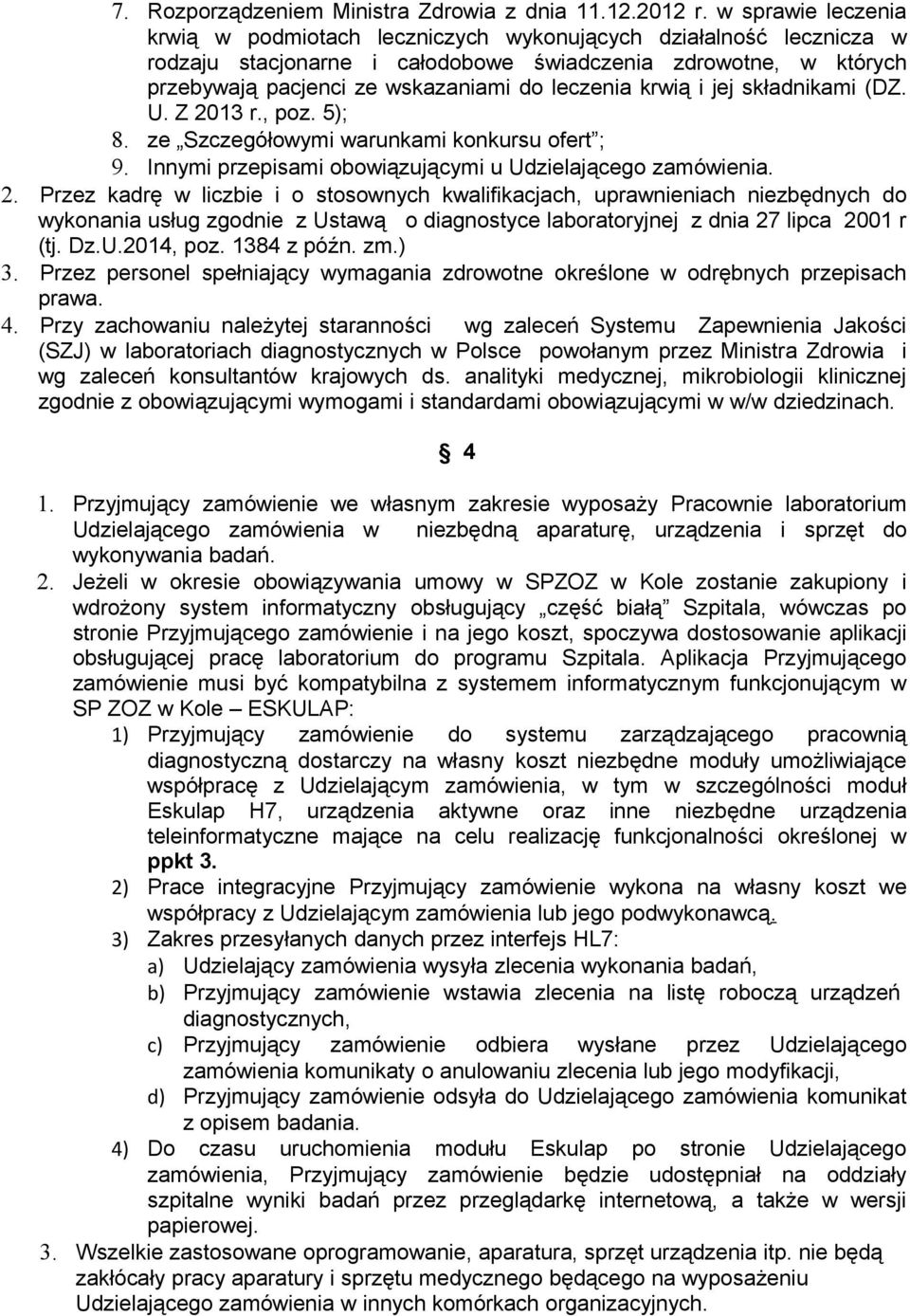 krwią i jej składnikami (DZ. U. Z 20
