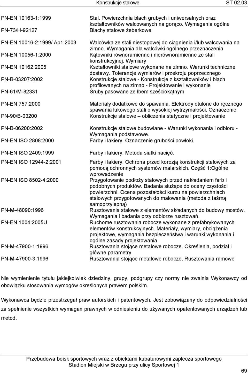 Wymagania dla walcówki ogólnego przeznaczenia Kątowniki równoramienne i nierównoramienne ze stali konstrukcyjnej. Wymiary Kształtowniki stalowe wykonane na zimno. Warunki techniczne dostawy.