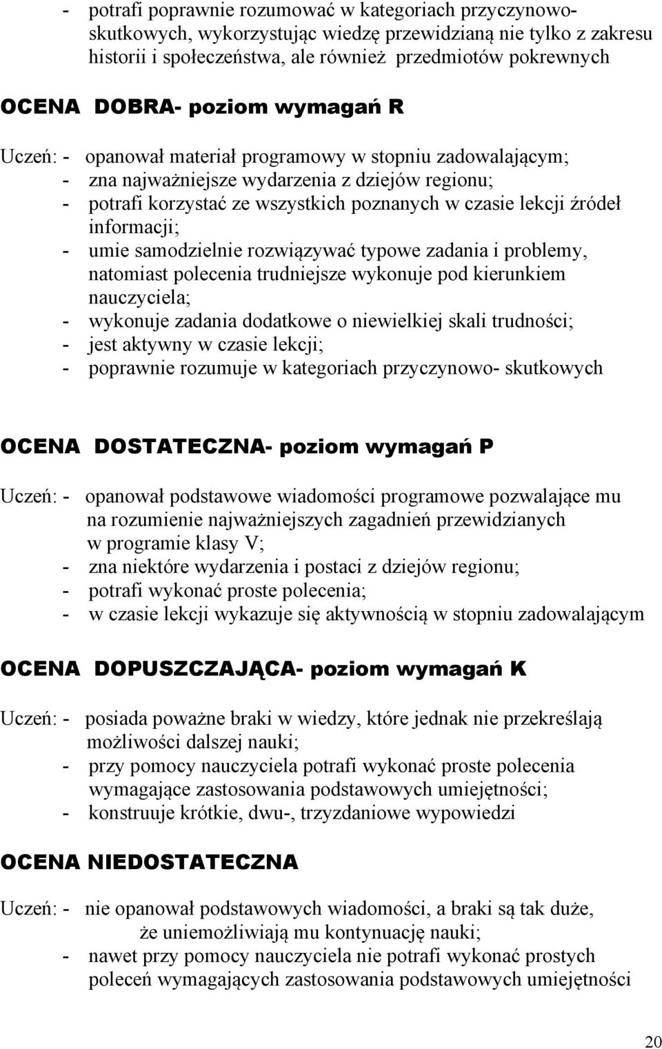 informacji; - umie samodzielnie rozwiązywać typowe zadania i problemy, natomiast polecenia trudniejsze wykonuje pod kierunkiem nauczyciela; - wykonuje zadania dodatkowe o niewielkiej skali trudności;