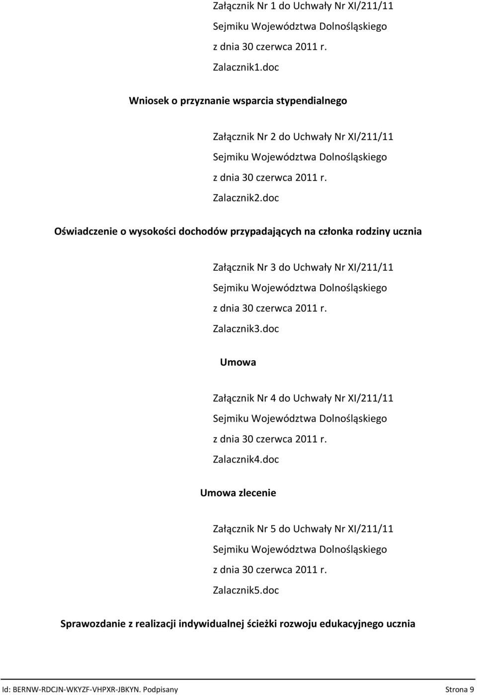 doc Oświadczenie o wysokości dochodów przypadających na członka rodziny ucznia Załącznik Nr 3 do Uchwały Nr XI/211/11 Zalacznik3.