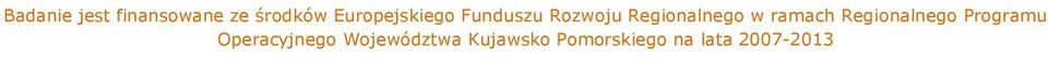 w ramach Regionalnego Programu Operacyjnego