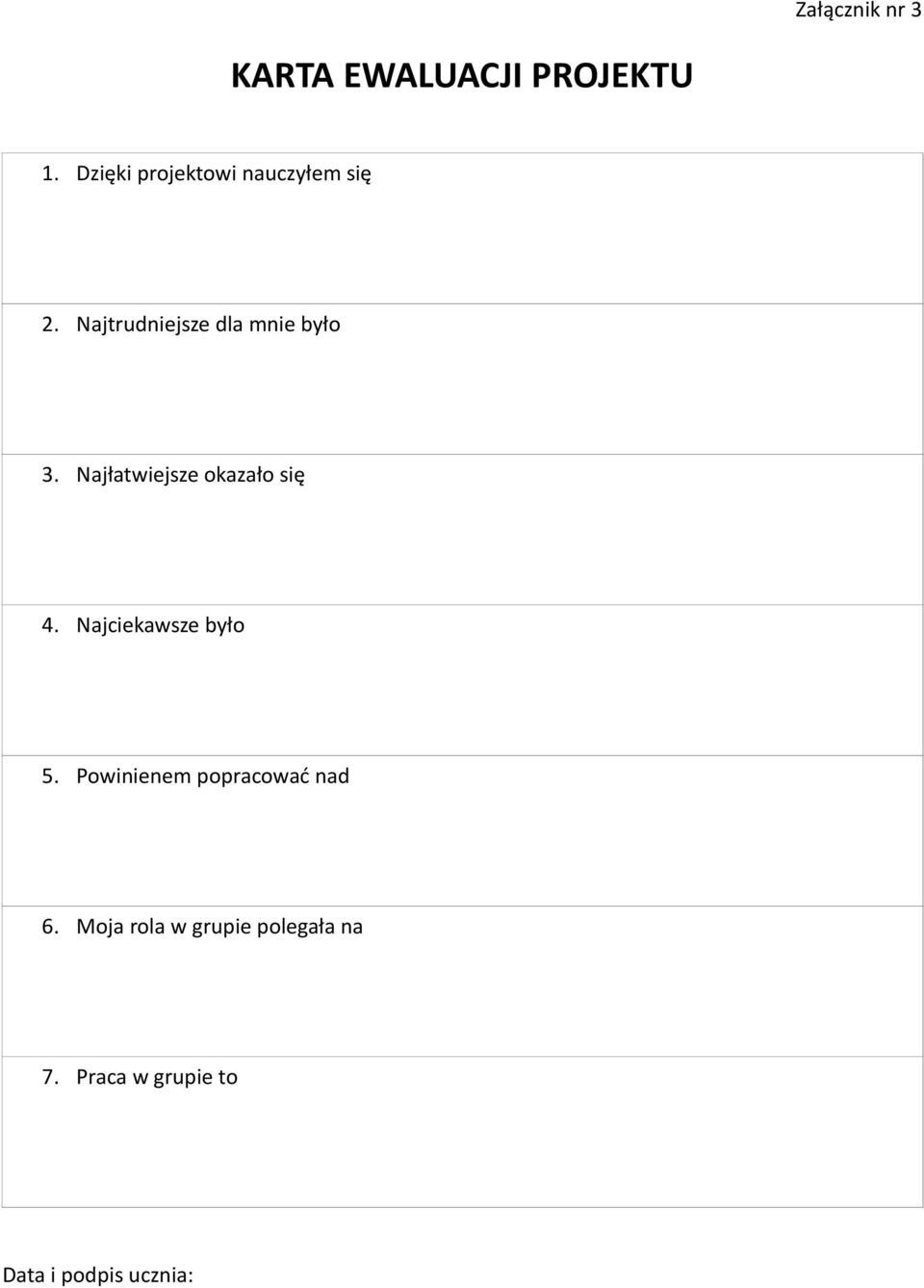 Najłatwiejsze okazało się 4. Najciekawsze było 5.