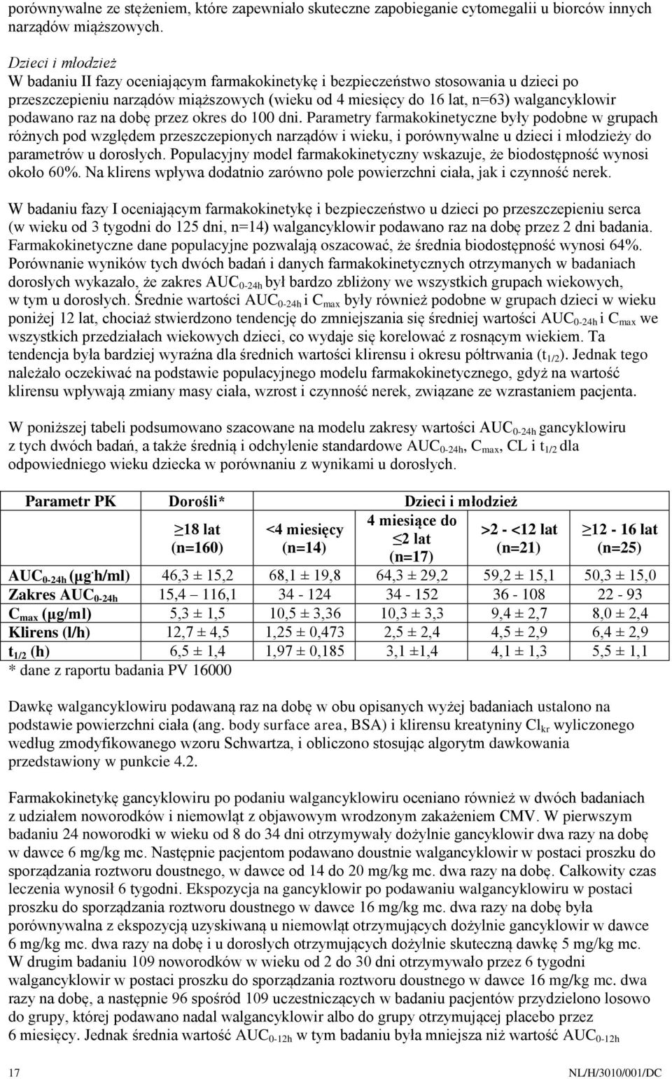podawano raz na dobę przez okres do 100 dni.