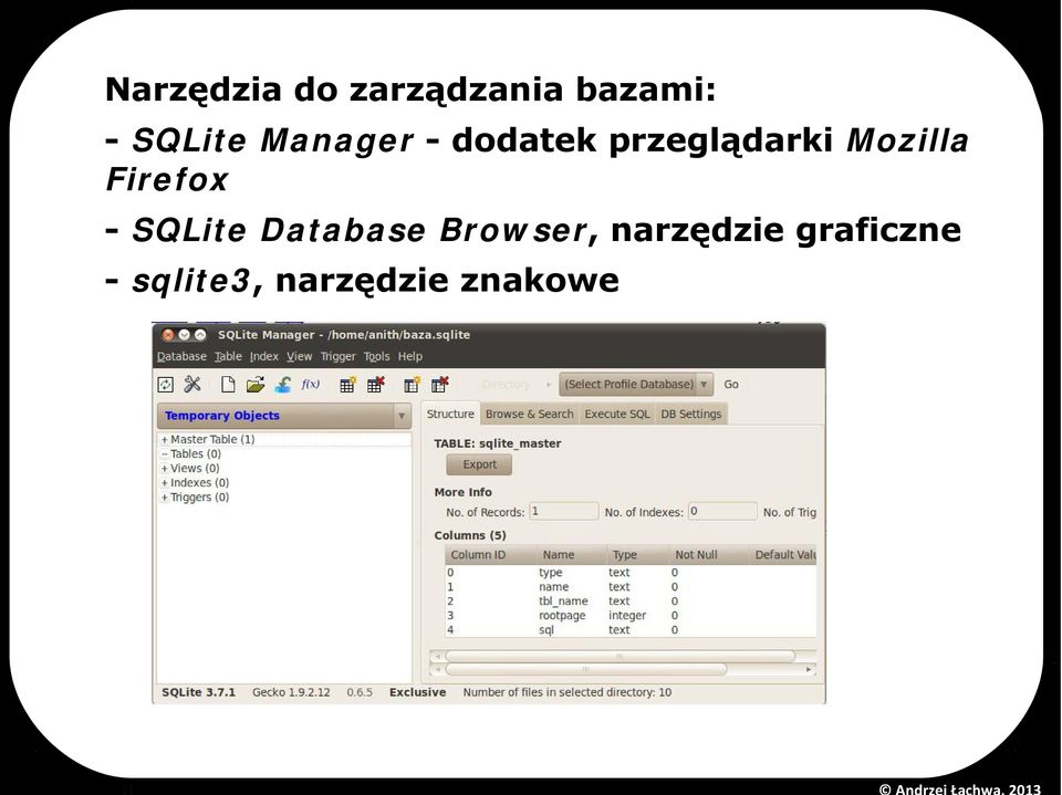Mozilla Firefox - SQLite Database