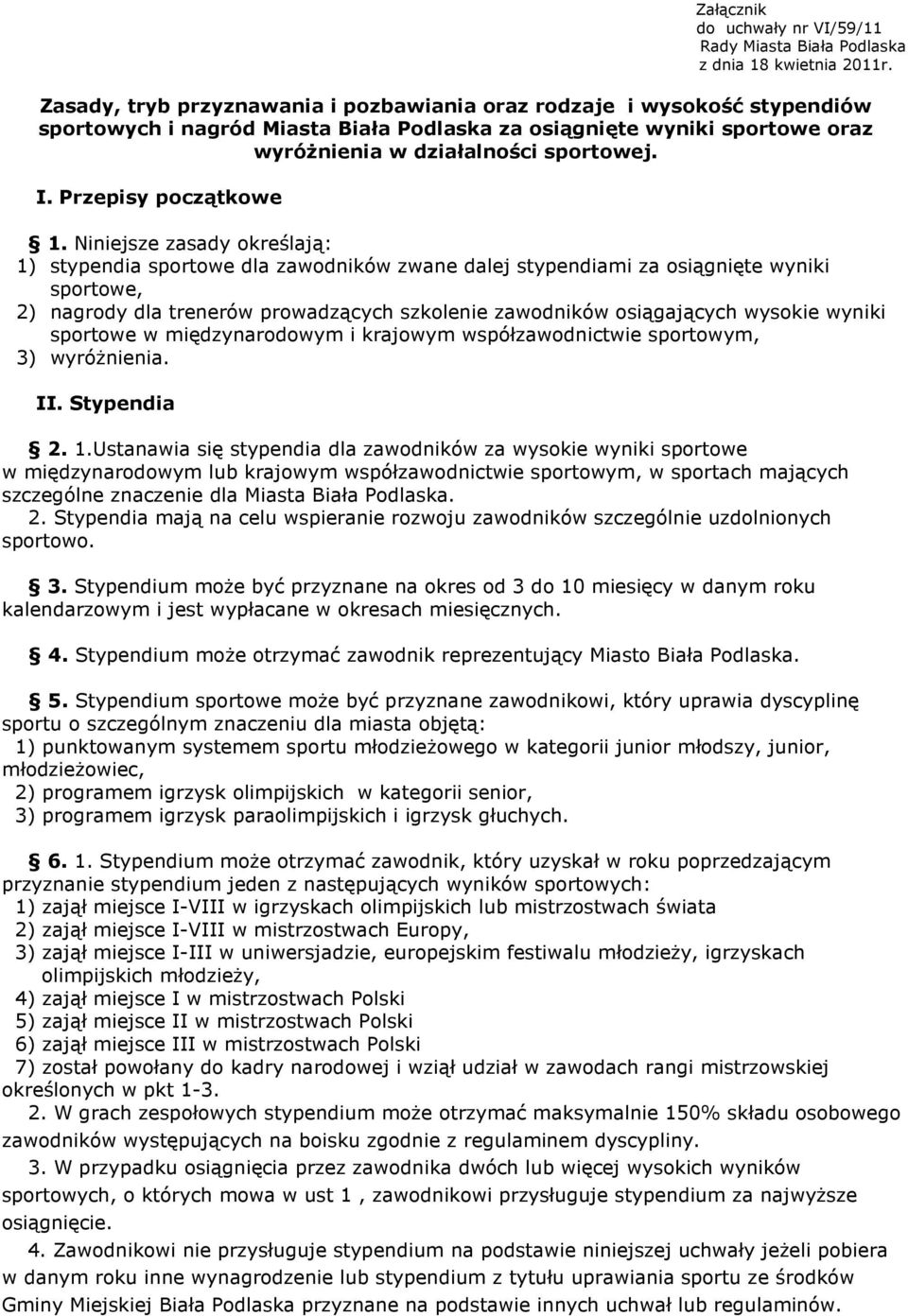 Przepisy początkowe 1.