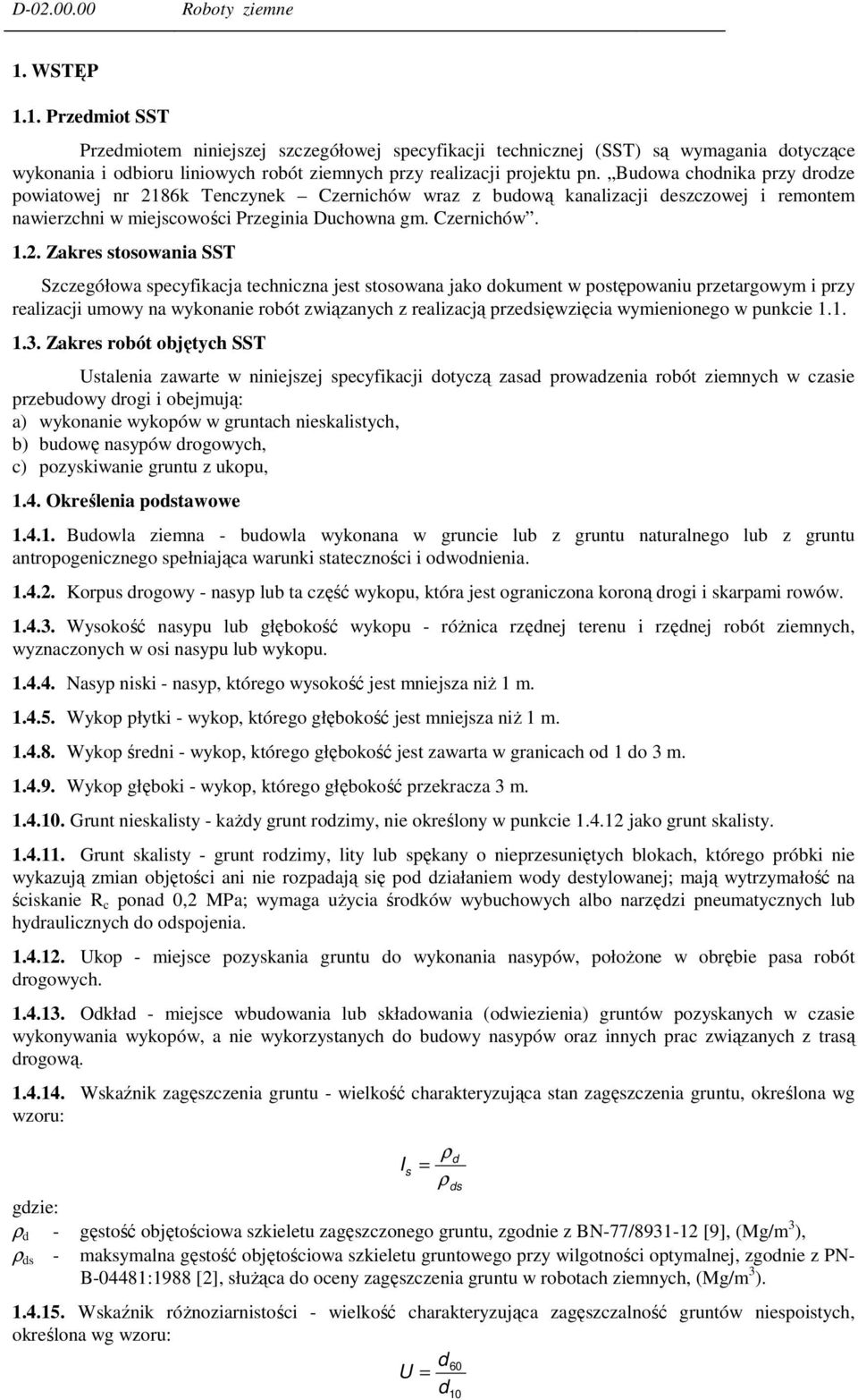 Budowa chodnika przy drodze powiatowej nr 21
