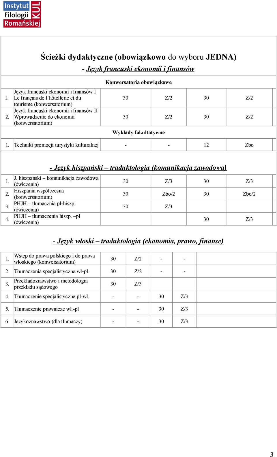 hiszpański komunikacja zawodowa (ćwiczenia) Hiszpania współczesna PHJH tłumacznia pl-hiszp. (ćwiczenia) PHJH tlumaczenia hiszp.