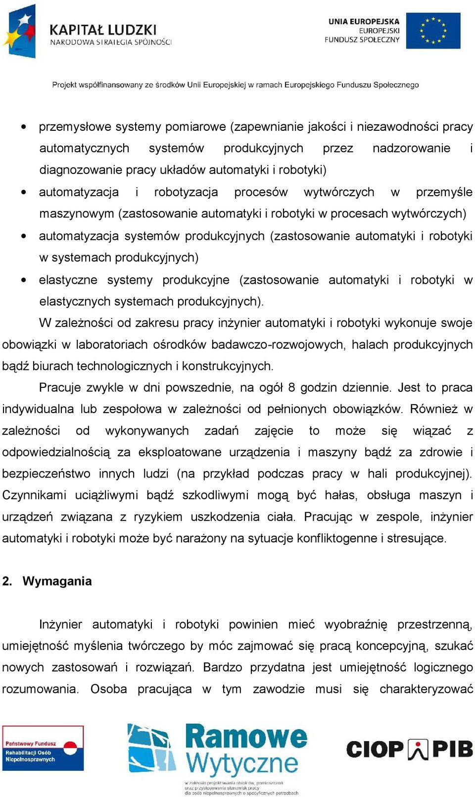 systemach produkcyjnych) elastyczne systemy produkcyjne (zastosowa nie automatyki i robotyki w elastycznych systemach produkcyjnych).