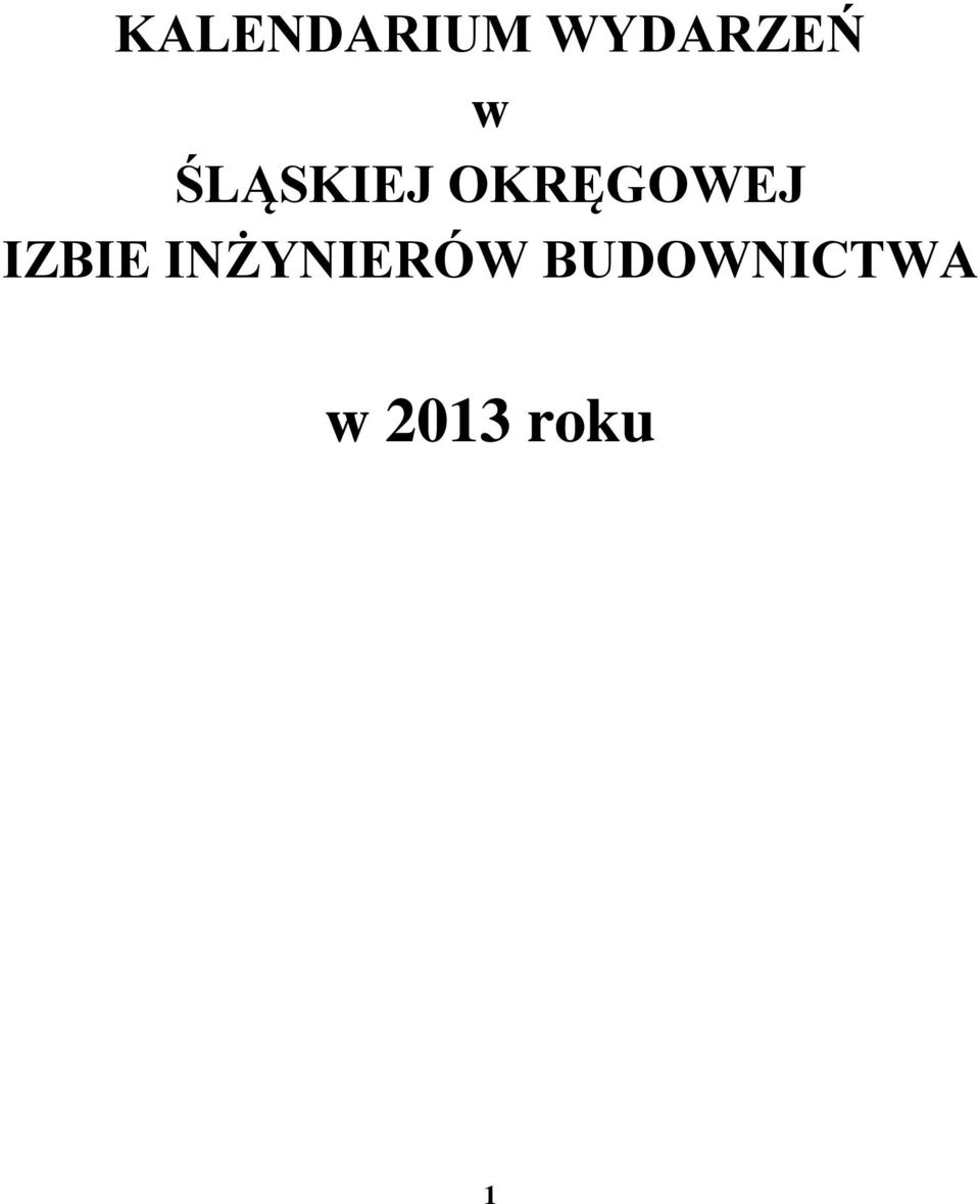 IZBIE INŻYNIERÓW
