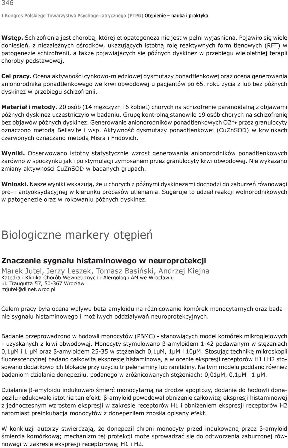 wieloletniej terapii choroby podstawowej. Cel pracy.