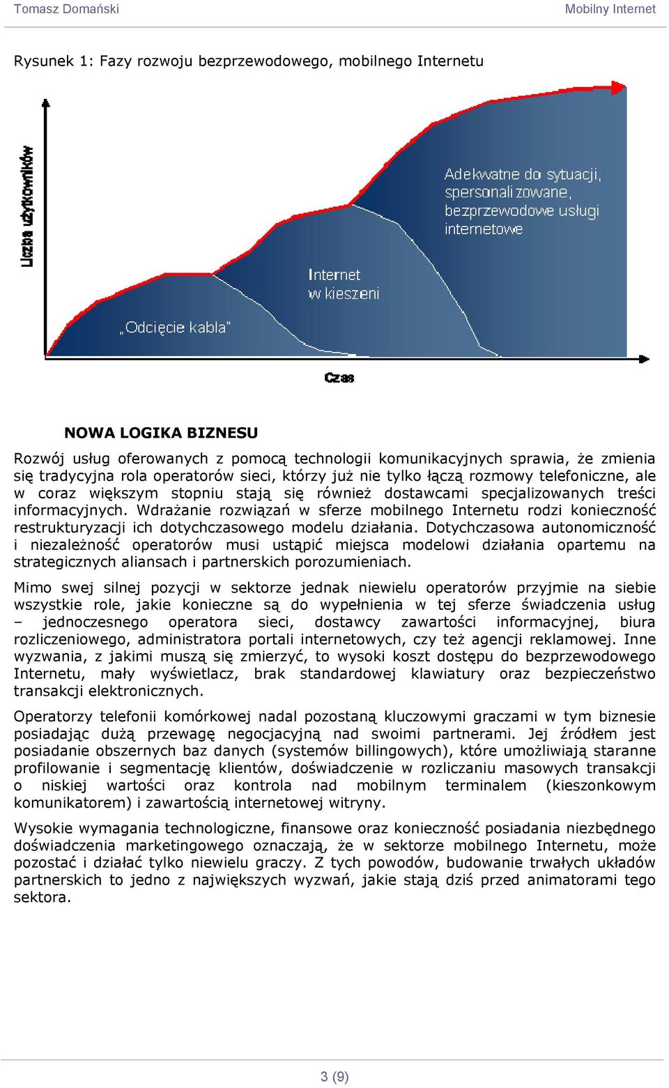 Wdrażanie rozwiązań w sferze mobilnego Internetu rodzi konieczność restrukturyzacji ich dotychczasowego modelu działania.