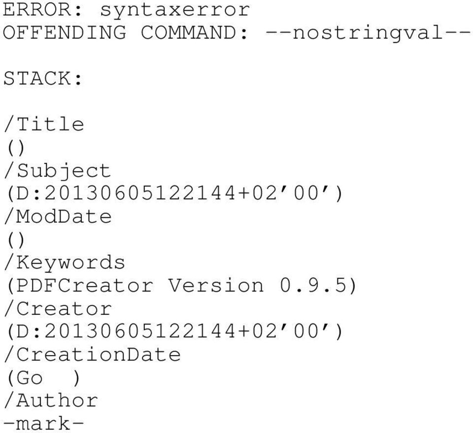 /ModDate () /Keywords (PDFCreator Version 0.9.