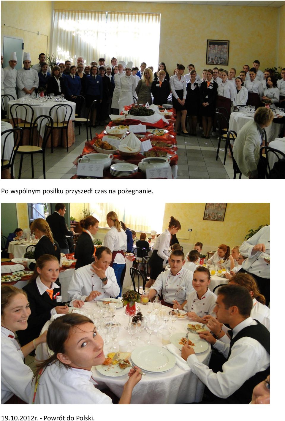 pożegnanie. 19.10.