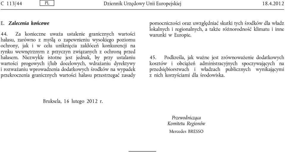 związanych z ochroną przed hałasem.