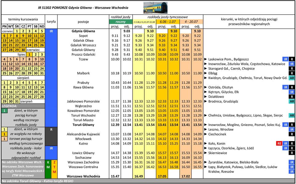 26 9.27 9.26 9.27 9.26 9.27 20 21 22 23 24 25 26 Gdańsk Wrzeszcz 9.21 9.22 9.33 9.34 9.33 9.34 9.33 9.34 Gdańsk Główny 9.28 9.31 9.40 9.51 9.40 9.51 9.40 9.51 lipiec 1 2 3 Pruszcz Gdański 9.43 9.