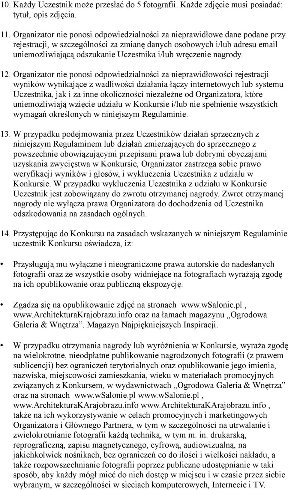 wręczenie nagrody. 12.