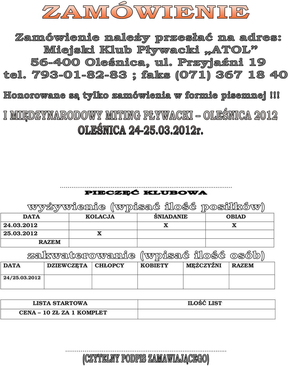 2012 X RAZEM DATA DZIEWCZĘTA CHŁOPCY KOBIETY