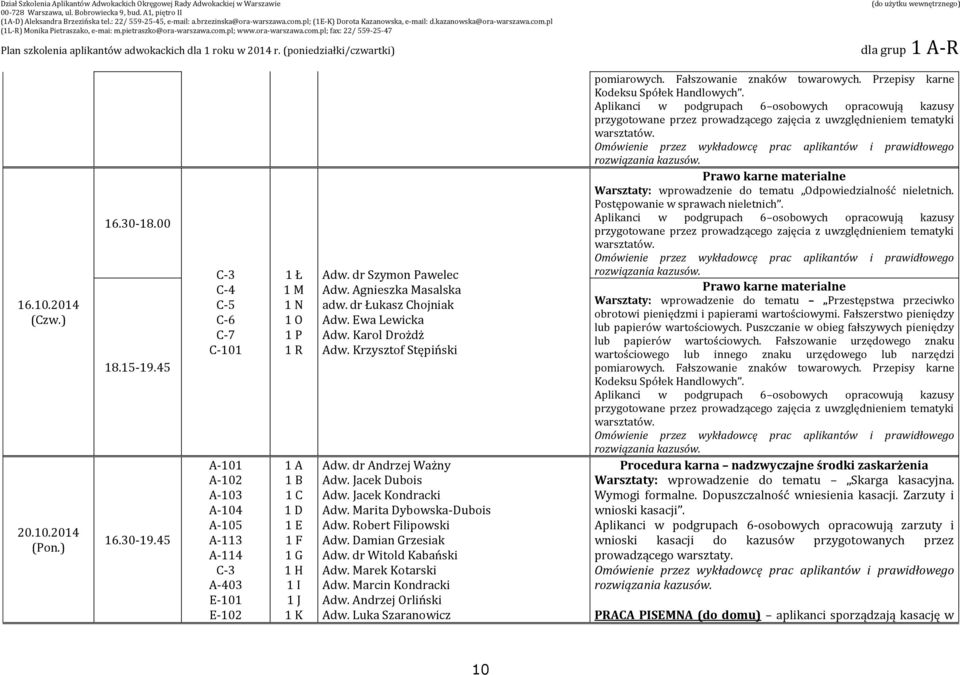 Warsztaty: wprowadzenie do tematu Odpowiedzialność nieletnich. Postępowanie w sprawach nieletnich.