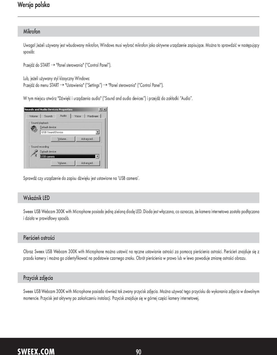 Lub, jeżeli używany styl klasyczny Windows: Przejdź do menu START "Ustawienia" ( Settings ) "Panel sterowania" ( Control Panel ).