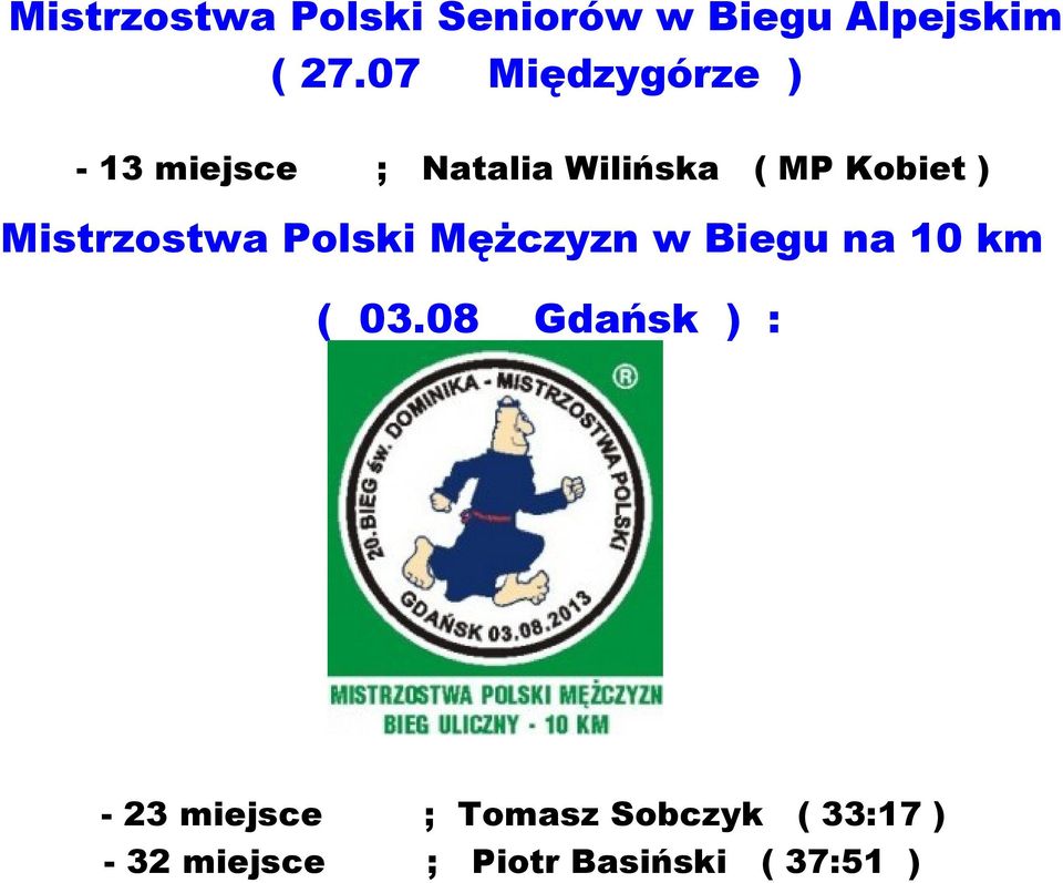 Mistrzostwa Polski Mężczyzn w Biegu na 10 km ( 03.