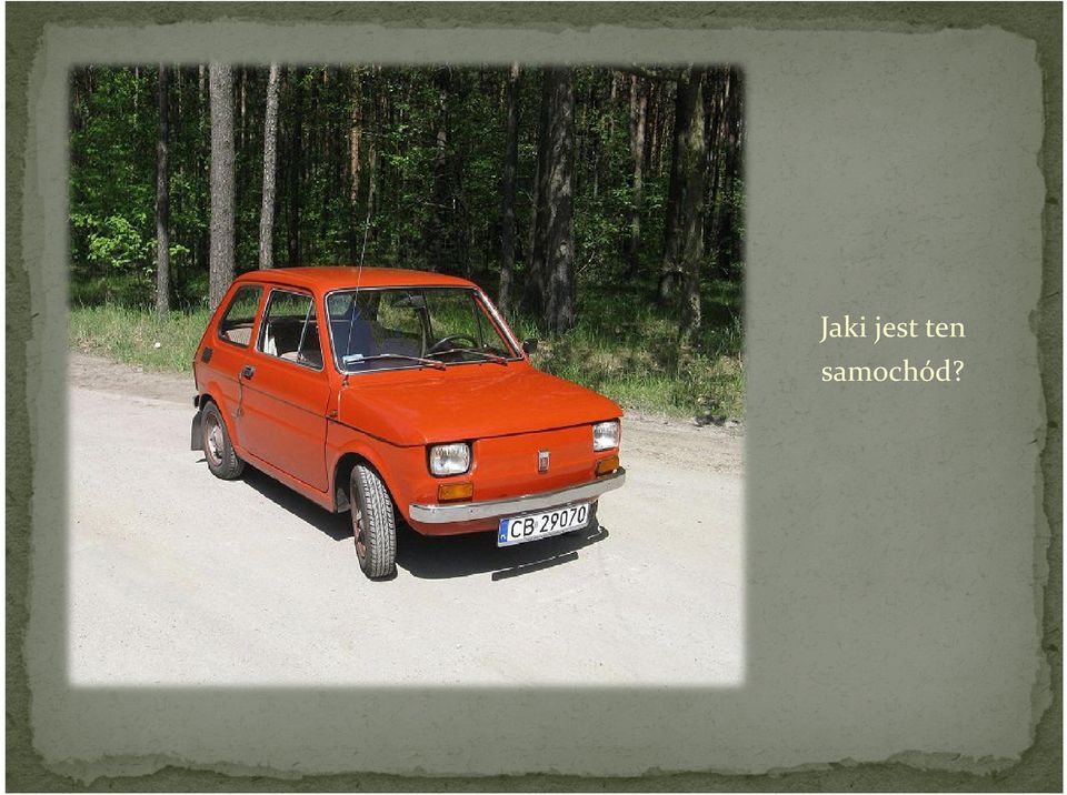 samochód?