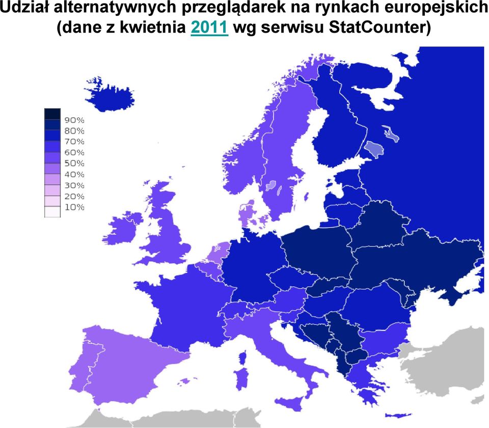 europejskich (dane z