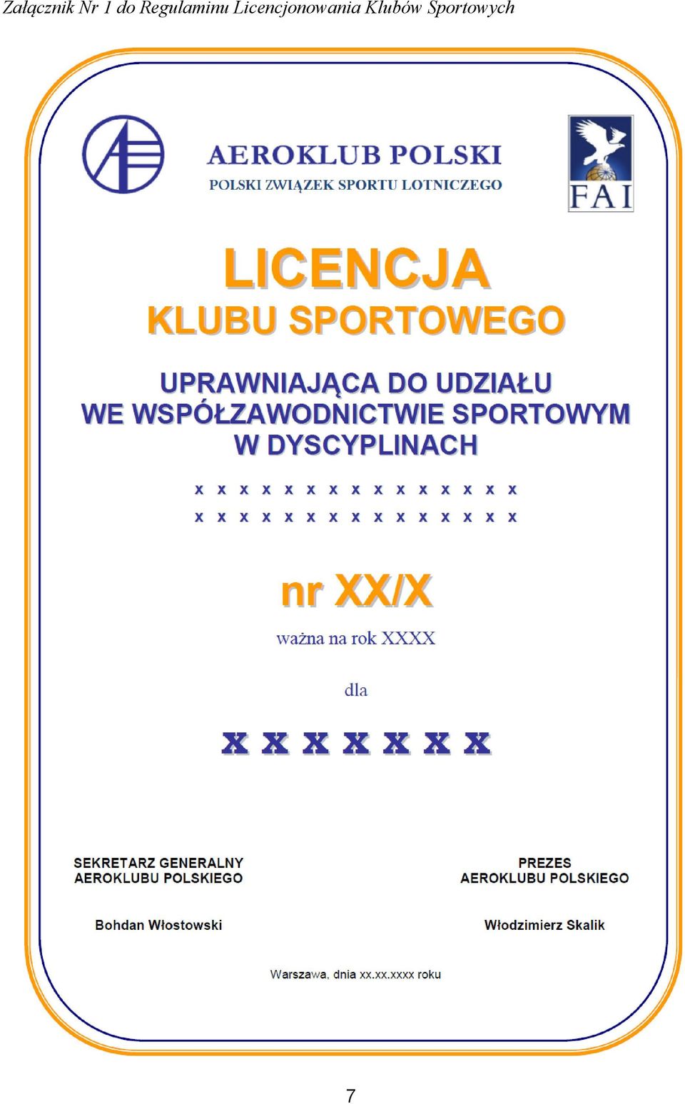 Licencjonowania