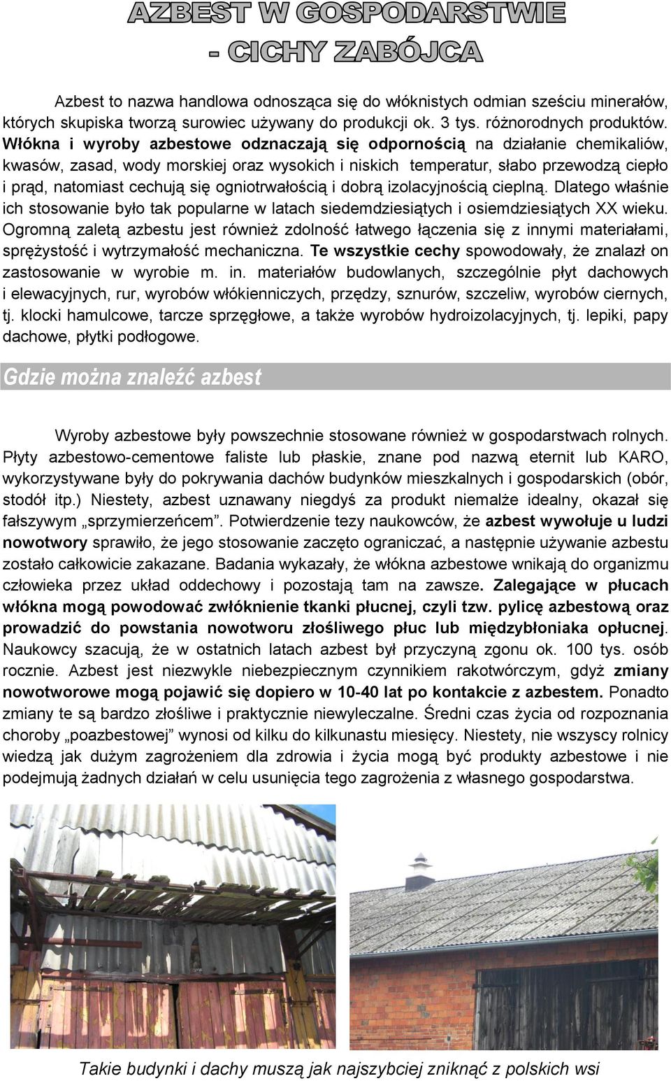 ogniotrwałością i dobrą izolacyjnością cieplną. Dlatego właśnie ich stosowanie było tak popularne w latach siedemdziesiątych i osiemdziesiątych XX wieku.