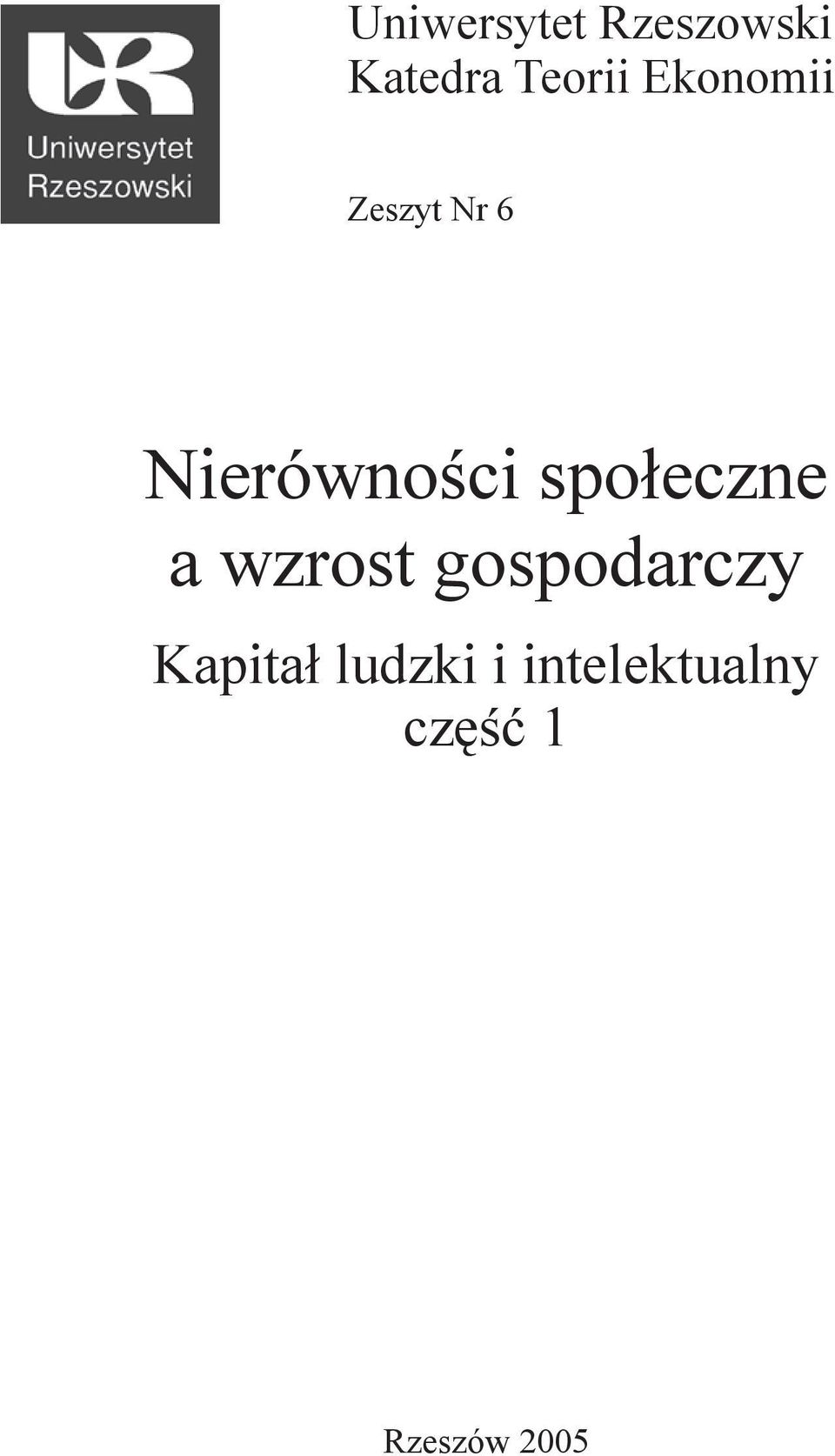 społeczne a wzrost gospodarczy Kapitał