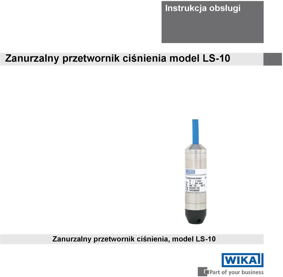 LS-10  przetwornik ciśnienia,