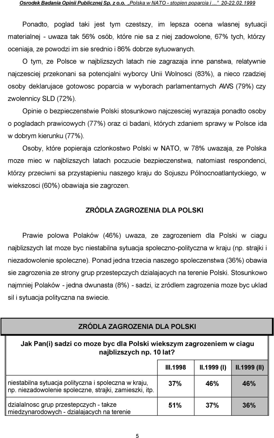 86% dobrze sytuowanych.