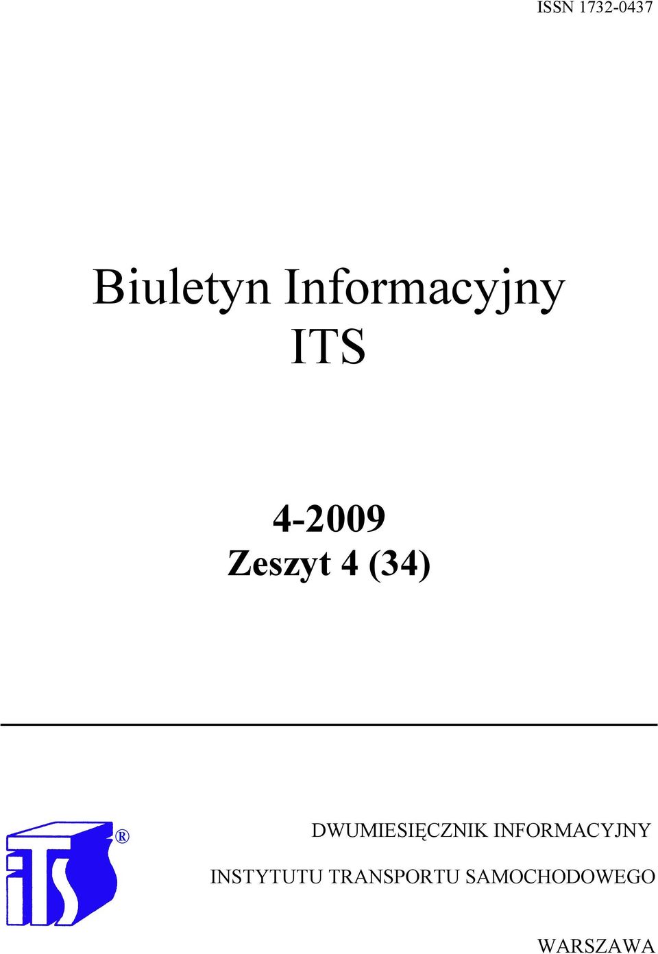 (34) DWUMIESIĘCZNIK INFORMACYJNY