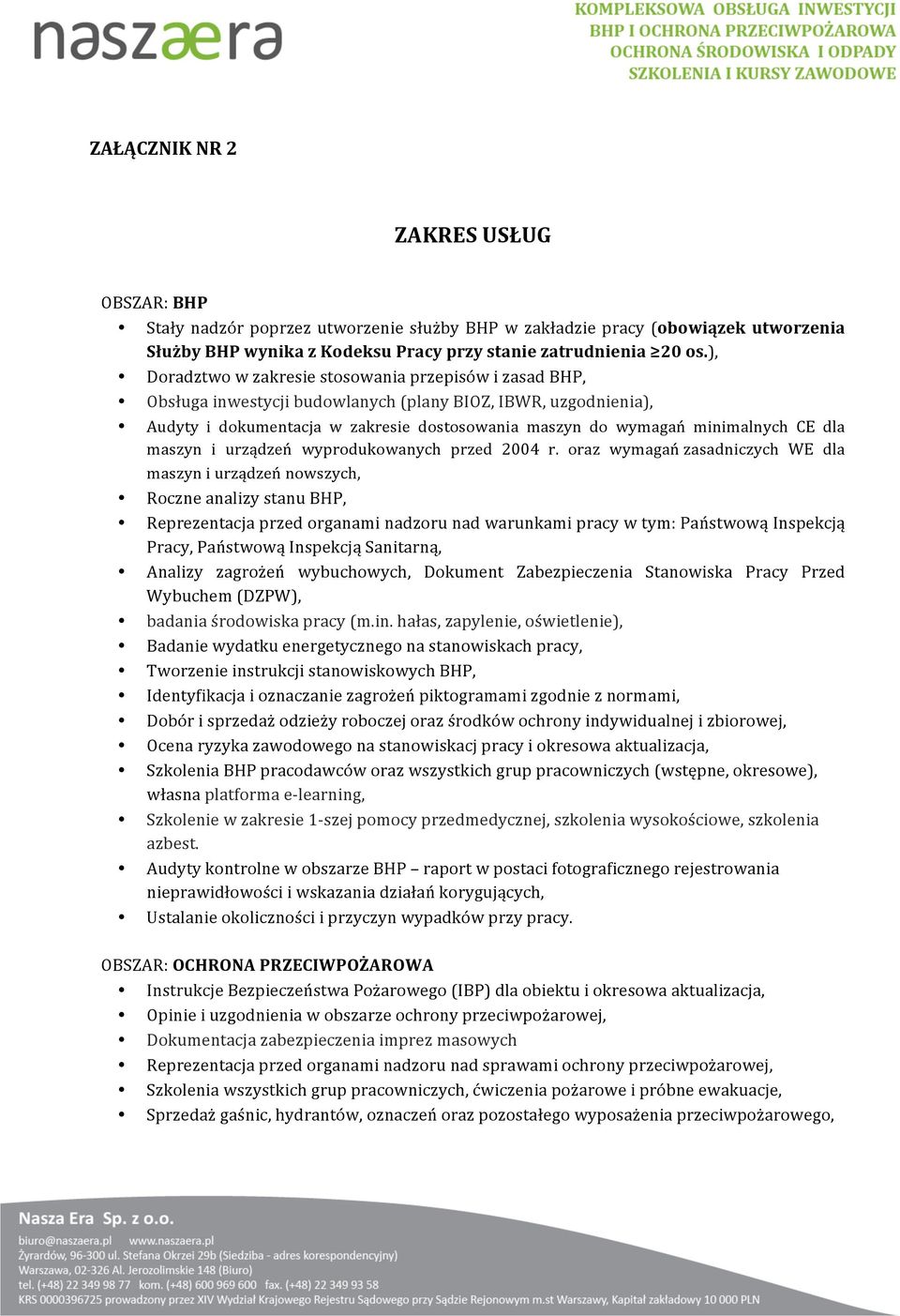 maszyn i urządzeń wyprodukowanych przed 2004 r.