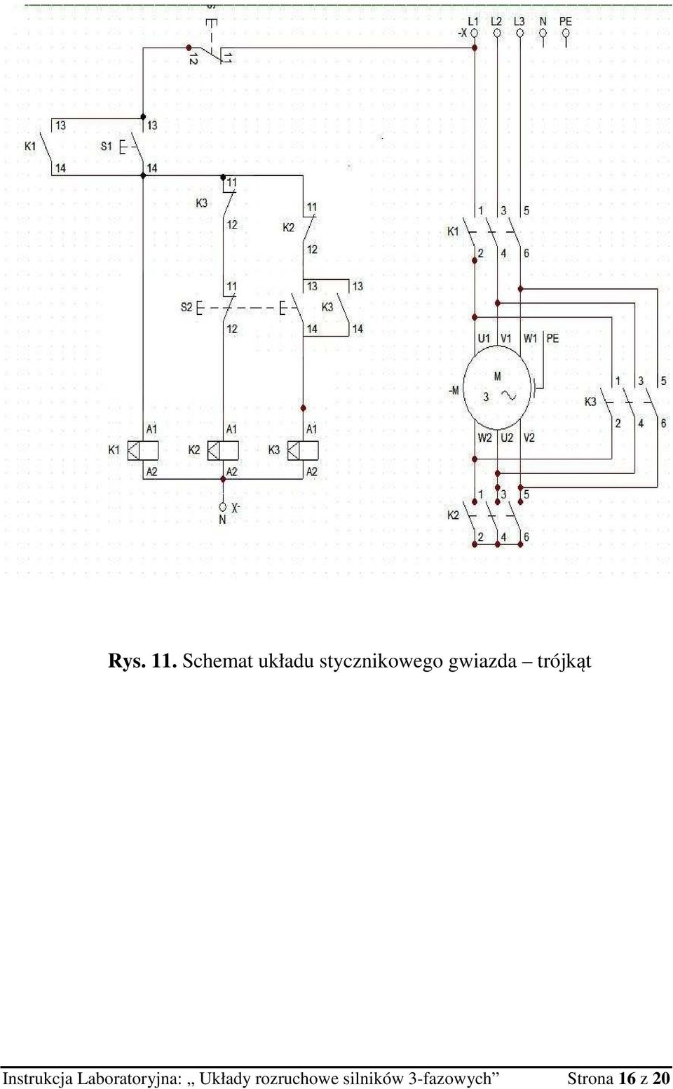 gwiazda trójkąt Instrukcja