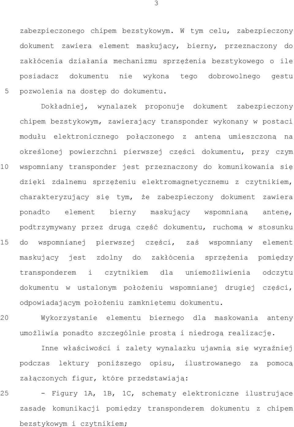 gestu pozwolenia na dostęp do dokumentu.