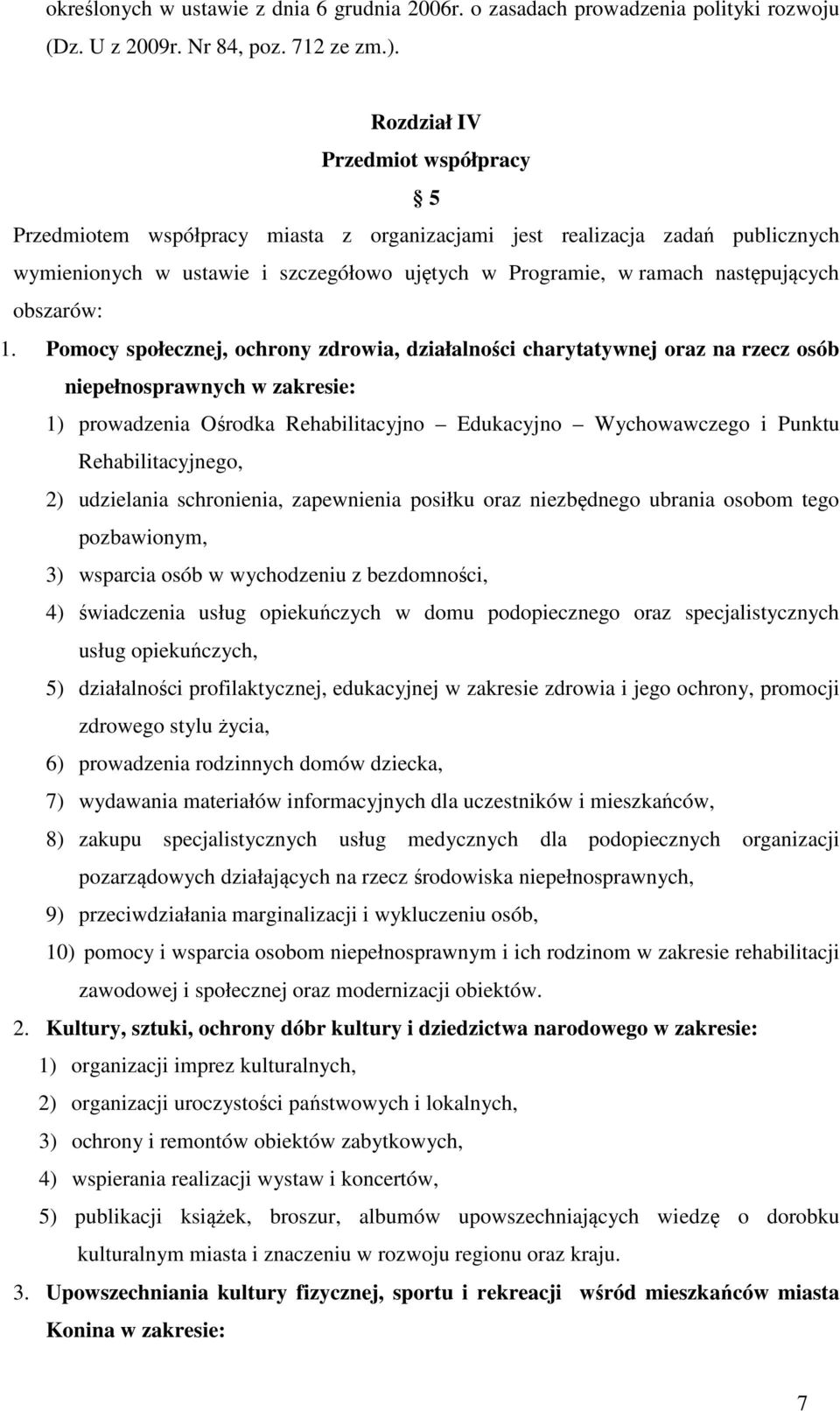 obszarów: 1.