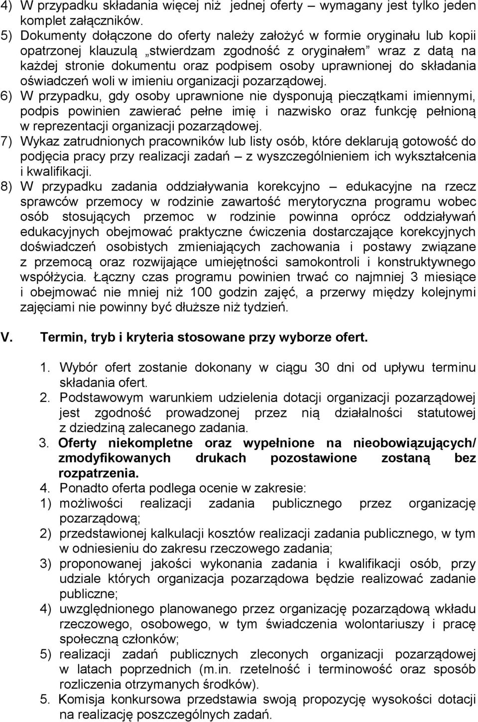 uprawnionej do składania oświadczeń woli w imieniu organizacji pozarządowej.