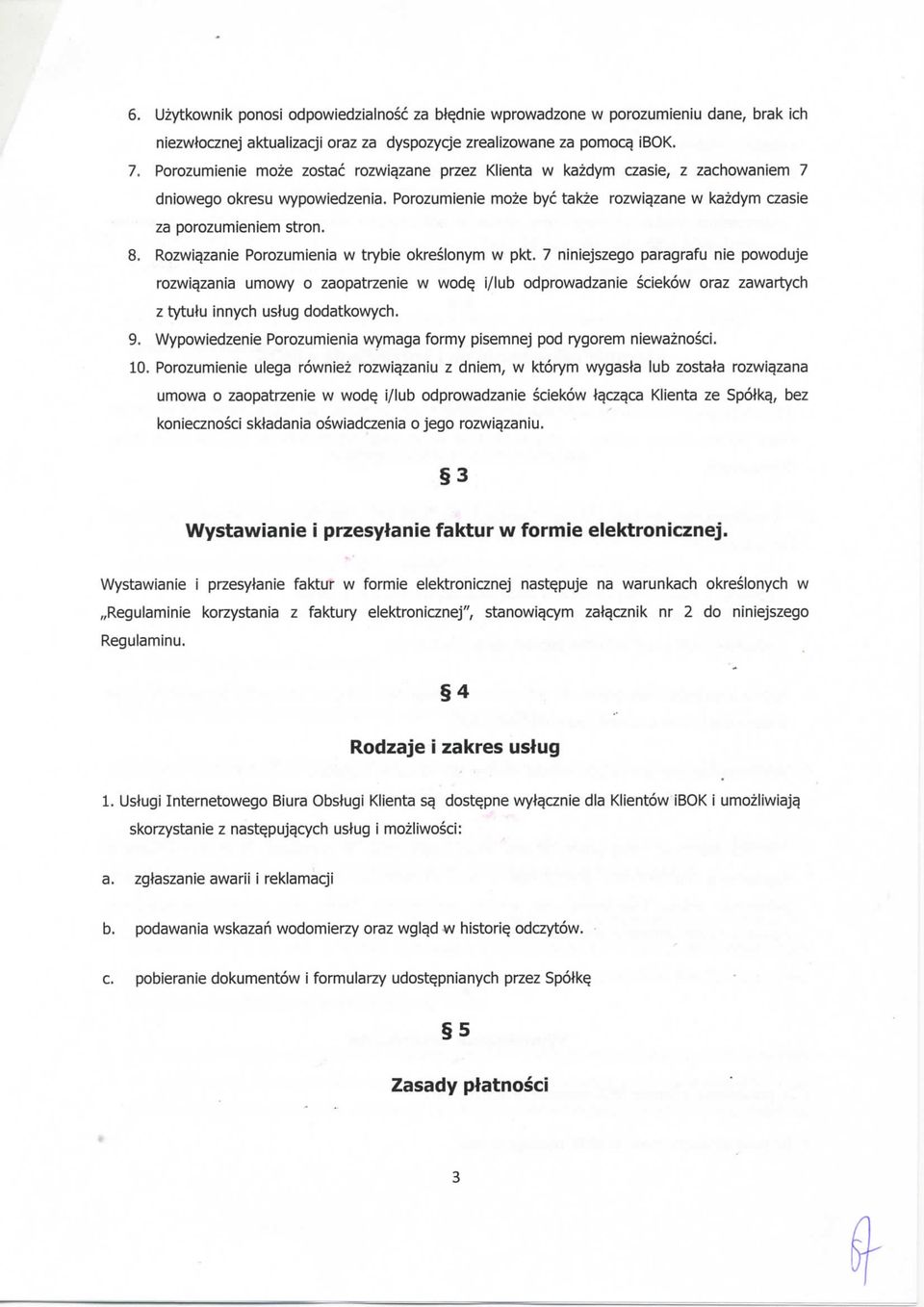 Rozwia.zanie Porozumienia w trybie okreslonym w pkt.